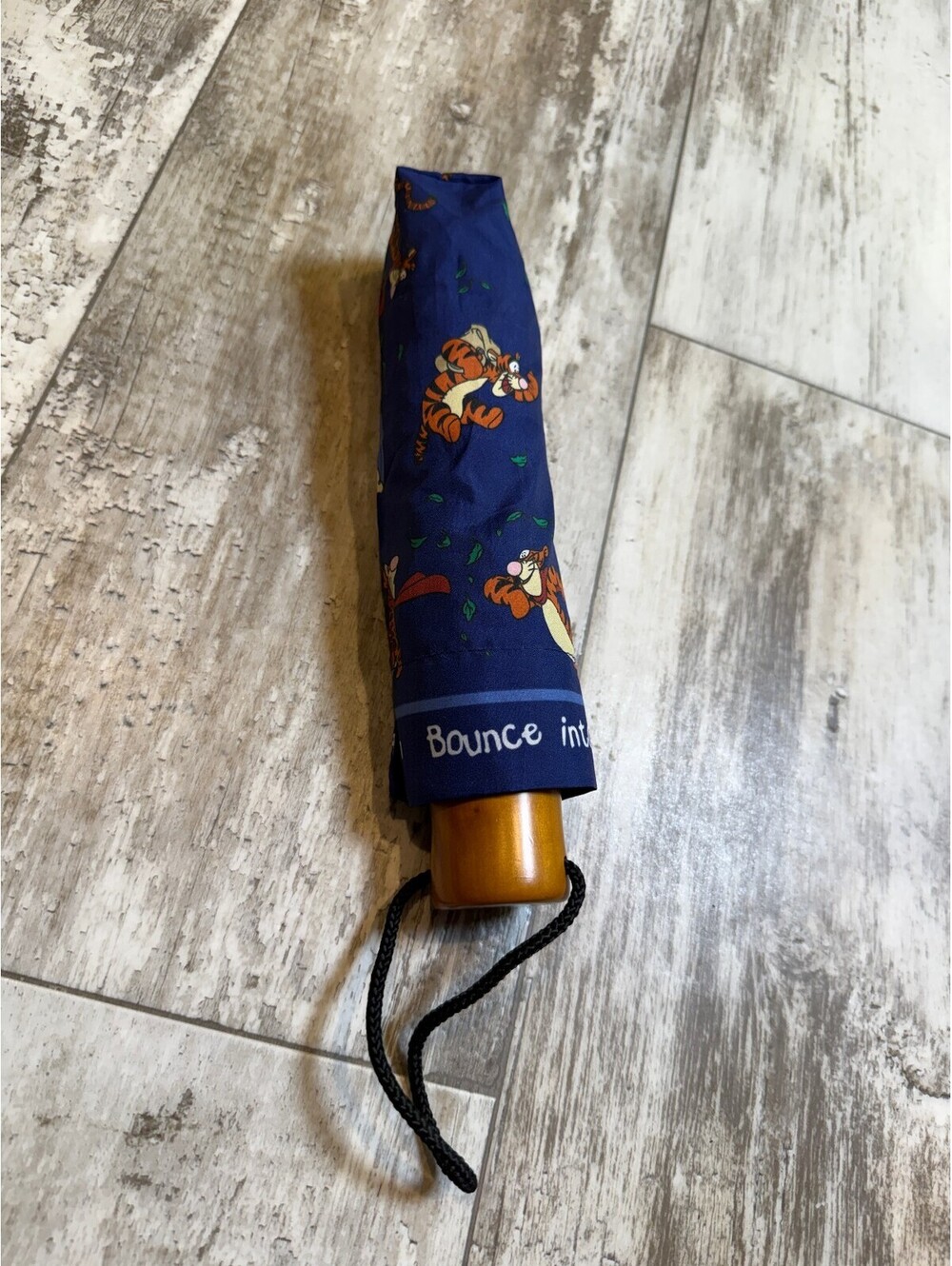 Disney Winnie the Pooh Tigger Umbrella Blue All Over Print Compact